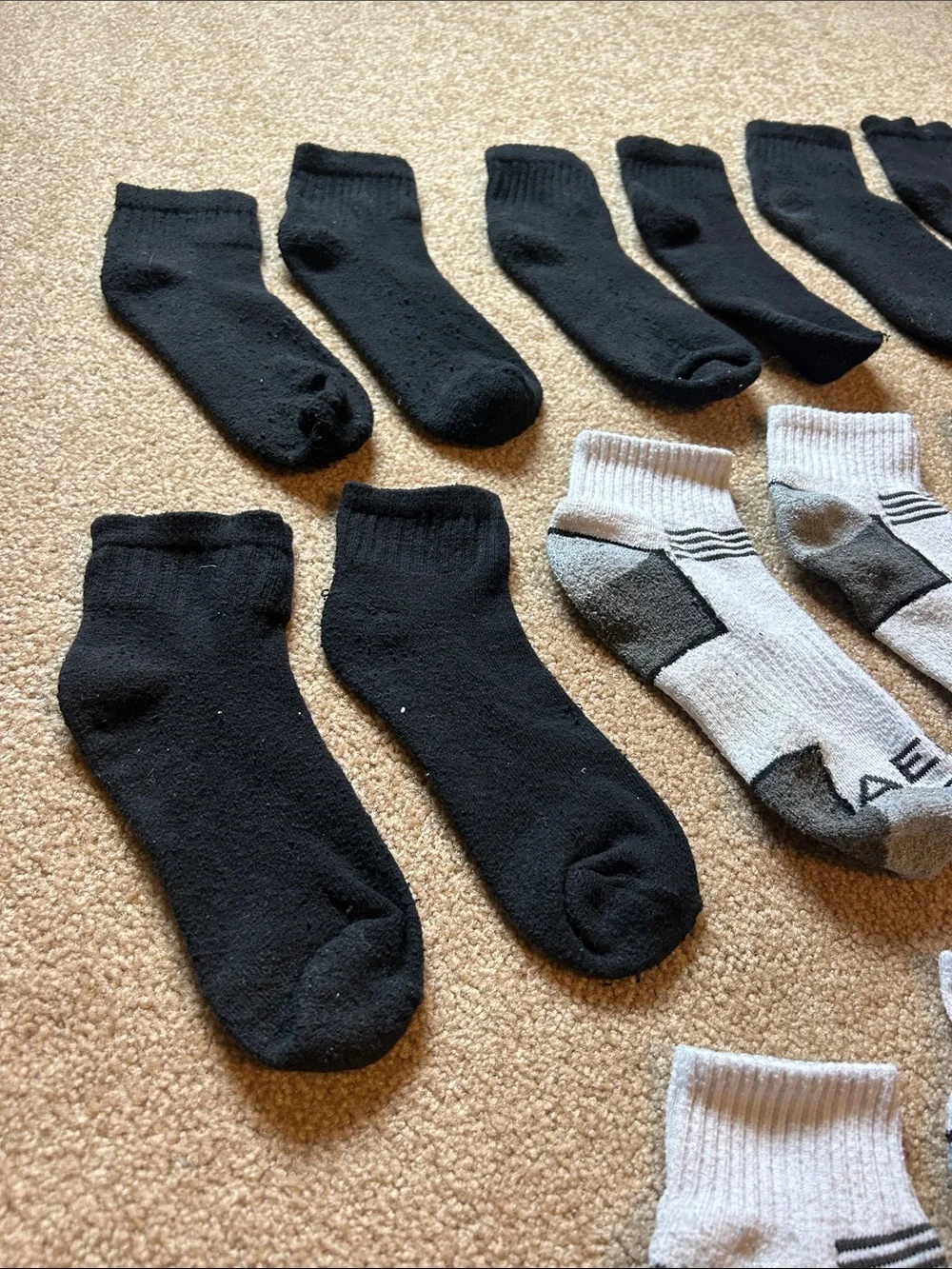 Eight pairs of boys socks